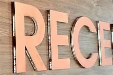 Copper Inox Letters